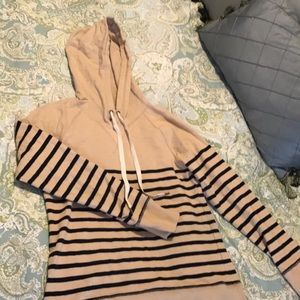 J. Crew striped hoodie